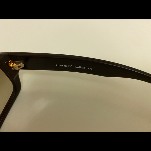 Bebe LeRok Women’s Brown Sunglasses - Picture 3 of 4